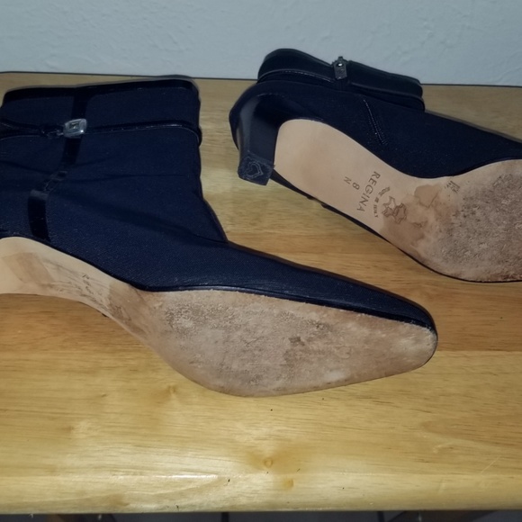 Brighton Regina 176 Black fabric ankle boot - Picture 10 of 16